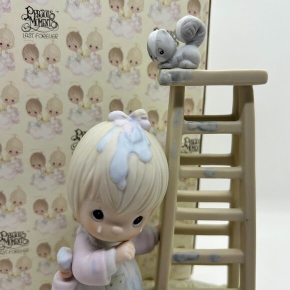 Precious Moments "My days are blue without you" large figurine - Picture 3 of 5